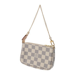 Louis Vuitton Accessoires Damier Pochette White Azur Pouch Accessory